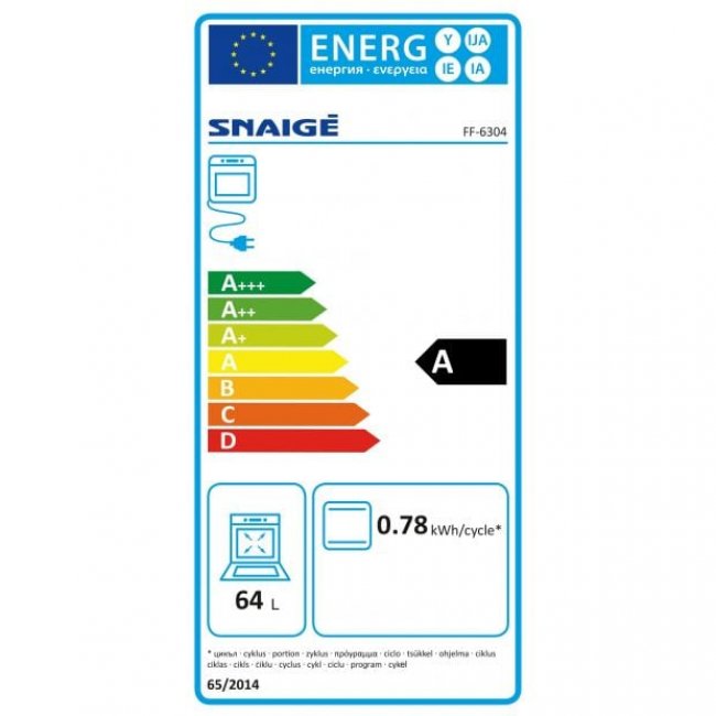 Готварска печка Snaigė FF-6304