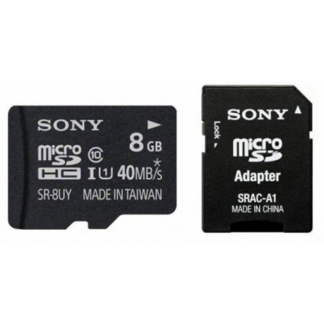 Карта памет Sony Micro SDHC 8GB UHS-I Class 10