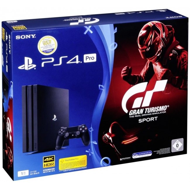 PlayStation & Xbox Sony PlayStation 4 Pro 1TB+PS4 Games Gran Turismo Sport