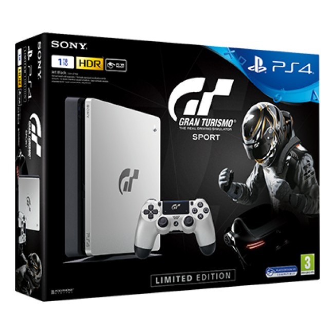 PlayStation & Xbox Sony PlayStation 4 SLIM 1TB+PS4 Games Gran Turismo Sport