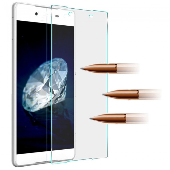 Стъклен Протектор за мобилен телефон Sony Z5 Premium Tempered Glass Protector Pro +