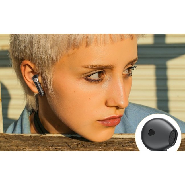 Безжични слушалки Soundpeats Cyber Gear Wireless Heaphones - ЧЕРЕН -- BLACK