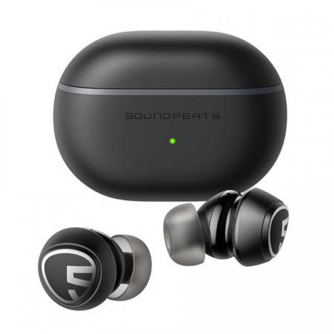 Безжични слушалки Soundpeats Mini Pro Wireless Headphones - ЧЕРЕН -- BLACK