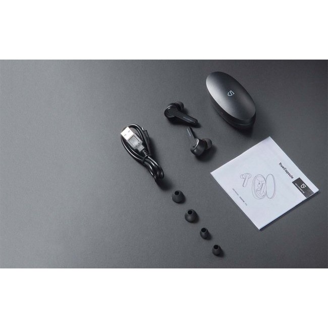 Безжични слушалки Soundpeats TrueCapsule Wireless Earphones - ЧЕРЕН -- BLACK