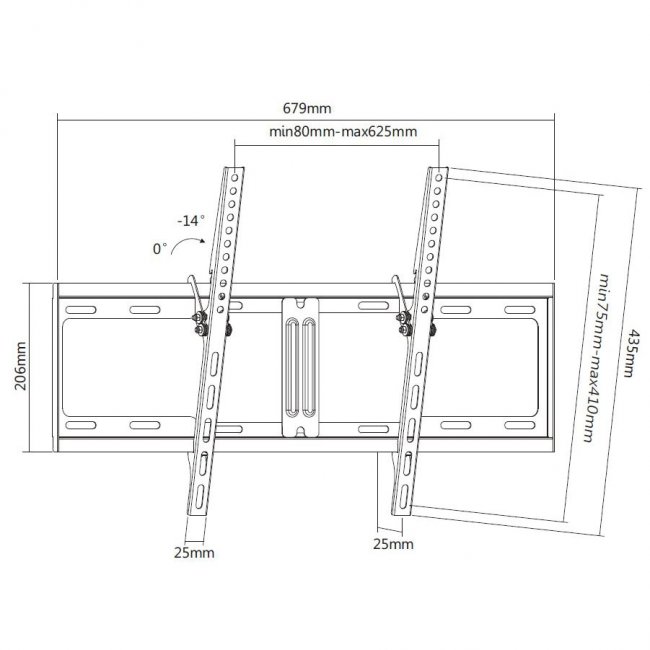 Стойка за телевизор A+ SPG46T