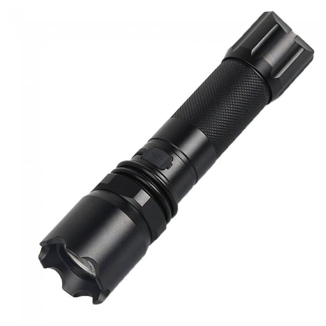 Фенер, челник Superfire Flashlight A10, USB, 550lm, 200m фенер