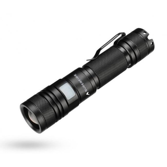 Фенер, челник Superfire Flashlight A2-X, USB, ZOOM 400lm, 190m фенер