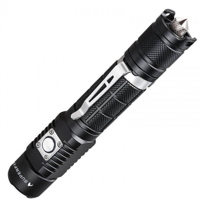 Фенер, челник Superfire Flashlight A3-S 1100lm, 200m, glass rammer фенер