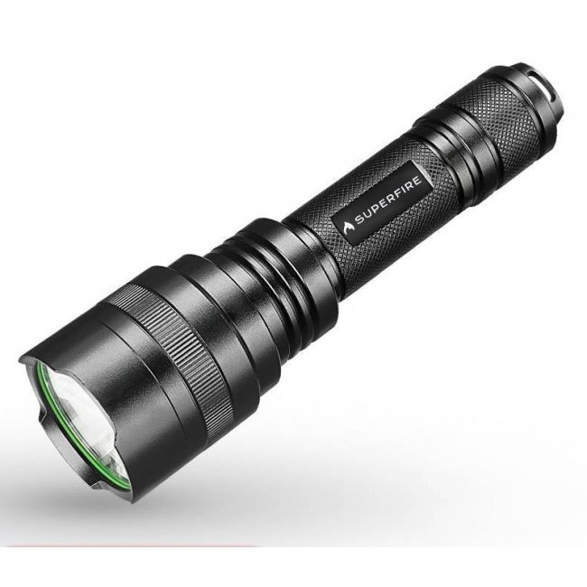 Фенер, челник Superfire Flashlight C8-T6 950lm, 200m фенер