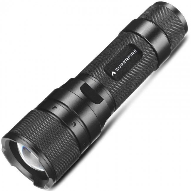 Фенер, челник Superfire Flashlight F3-XPE ZOOM 260lm, 300m фенер