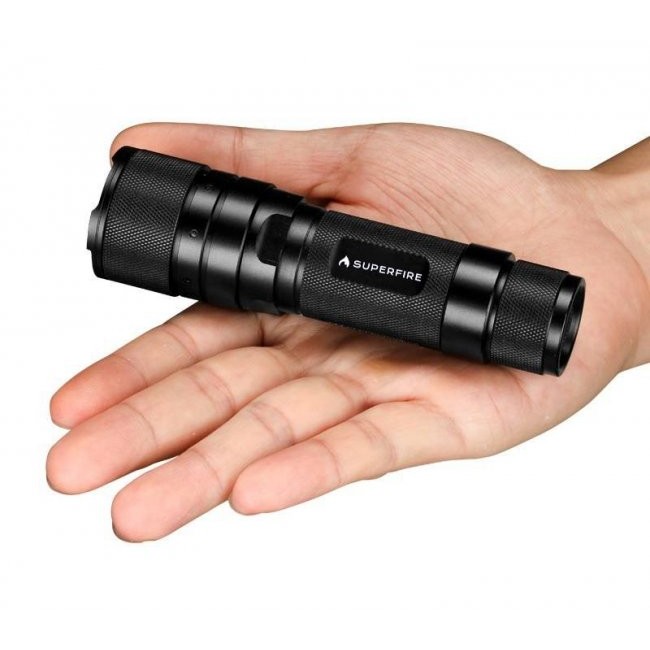 Фенер, челник Superfire Flashlight F3-XPE ZOOM 260lm, 300m фенер
