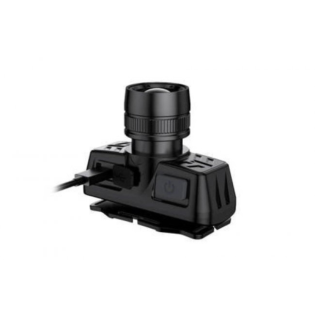 Фенер, челник Superfire HL50 head flashlight, USB, 150lm, 200m, Zoom челник