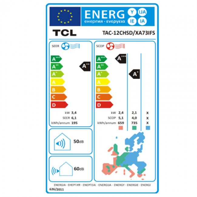 Климатик TCL TAC-12CHSD/XA73IFS Elite