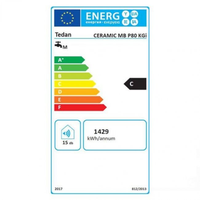 Бойлер Tedan Ceramic inox 80 л 376878