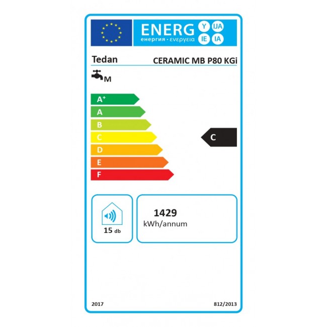 Бойлер Tedan Ceramic PRO inox 80 л 361952