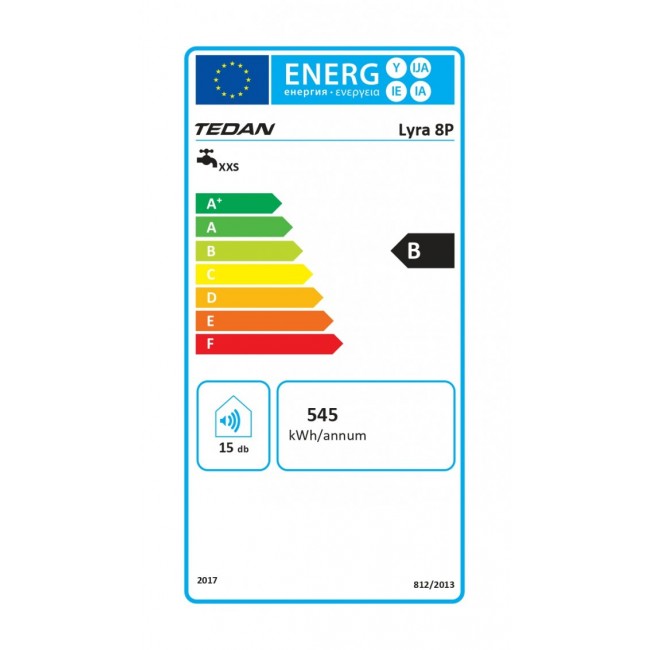 Бойлер Tedan Lyra 8 л под мивка 346323
