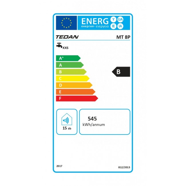 Бойлер Tedan Mini inox 8 л под мивка 178370