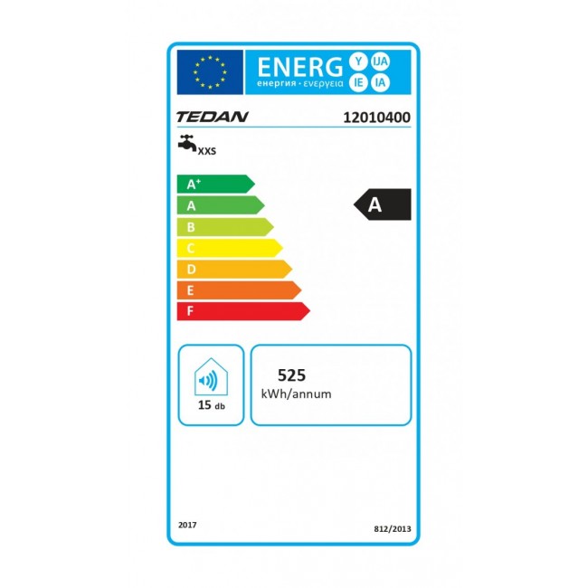 Бойлер Tedan Mini Pro Inox 10 л над мивка 12010400