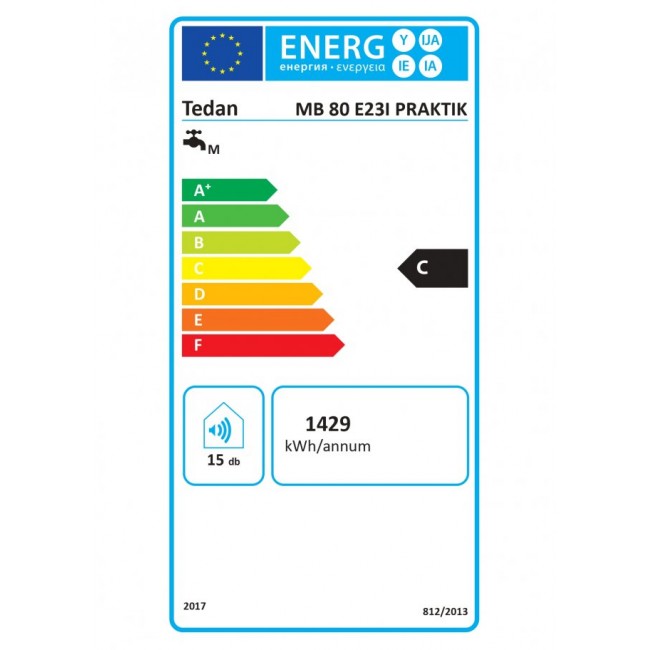 Бойлер Tedan Praktik inox 80 л 346491