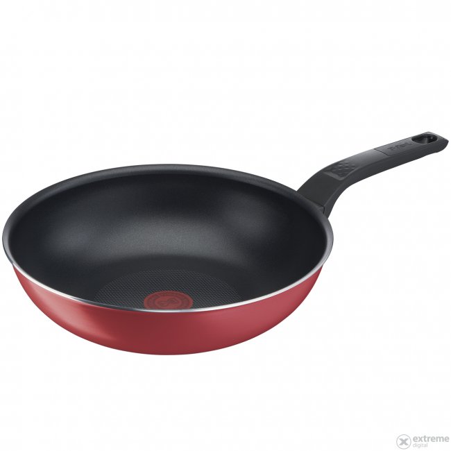 Тиган, тенджера с незалепващо покритие Tefal B5721953 Easy Clean уок тиган, 28 см