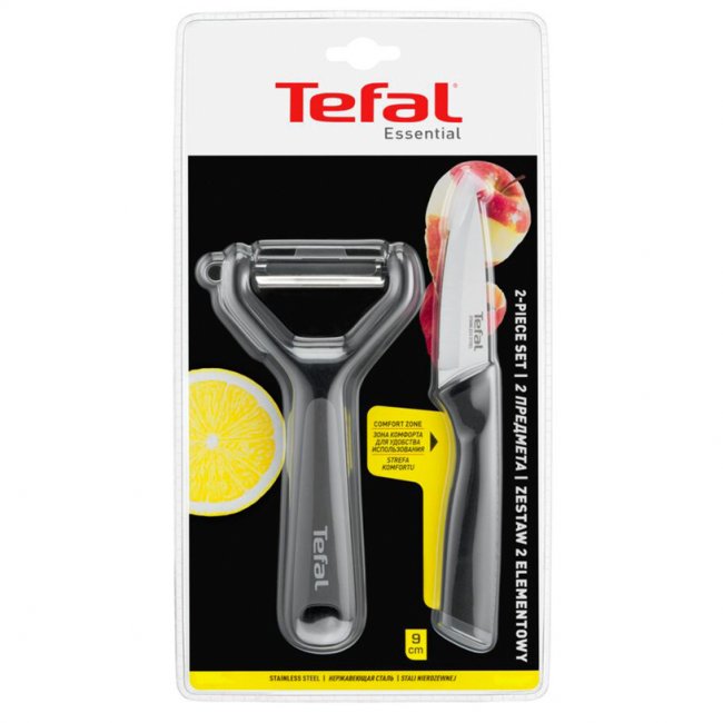 Кухненски нож Tefal Комплект нож+белачка K2212S55