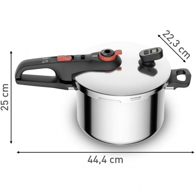 Тенджера под налягане Tefal Secure Chrono 6 л