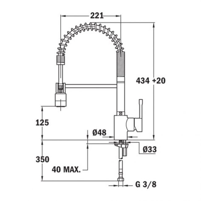 Смесител TEKA Ares K 937