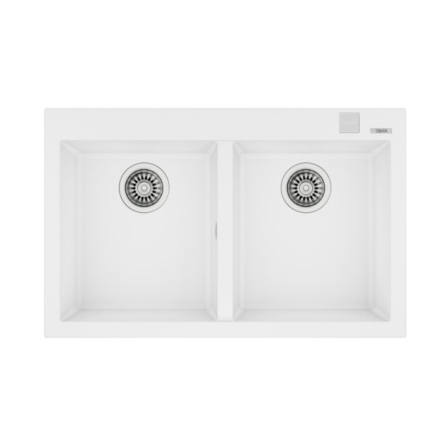 Мивка TEKA ForSquare 2B 790 TG БЯЛ