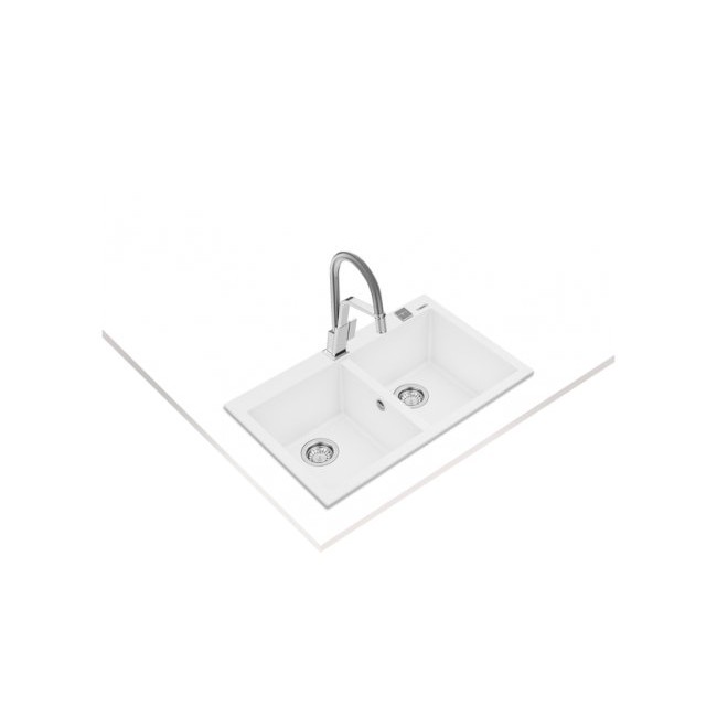 Мивка TEKA ForSquare 2B 790 TG БЯЛ