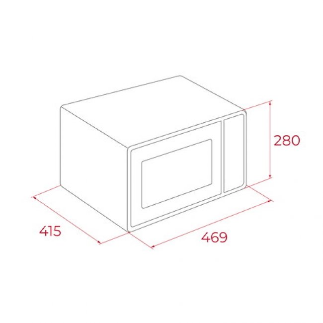 Микровълнова печка TEKA HMWE FS23 GC BK AirFry