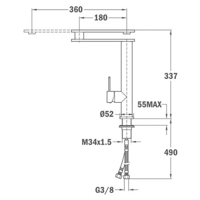 Смесител TEKA INX 918