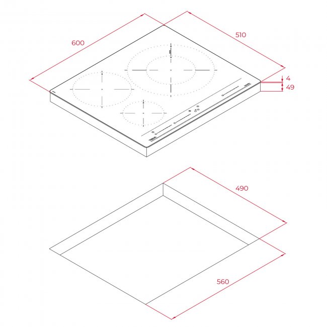 Плот за вграждане TEKA IZC 63320
