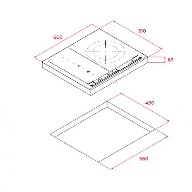 Плот за вграждане TEKA IZS 67620 SlideCooking
