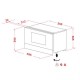 Микровълнова фурна за вграждане TEKA ML 8220 BIS FullBlack черна