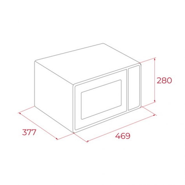 Микровълнова печка TEKA MWE FS25 G WH бяла
