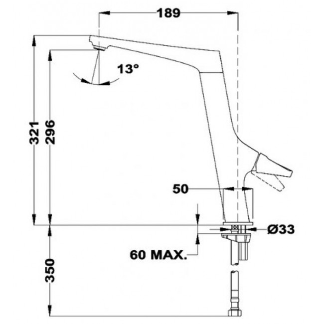 Смесител TEKA SENSE SE 915