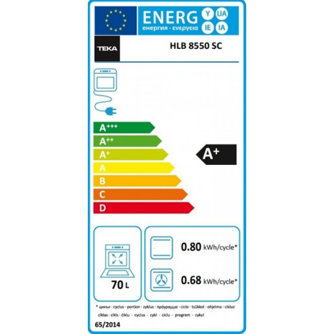 Фурна за вграждане TEKA SteamGourmet HLB 8550 SC