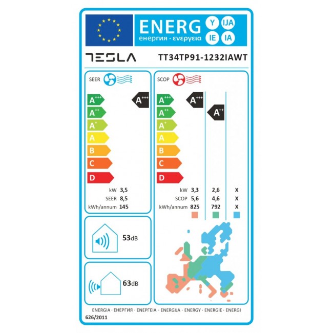 Климатик Tesla TT34TP91-1232IAWT