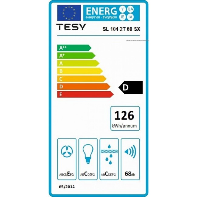 Абсорбатор Tesy SL 104 2T 60 SX