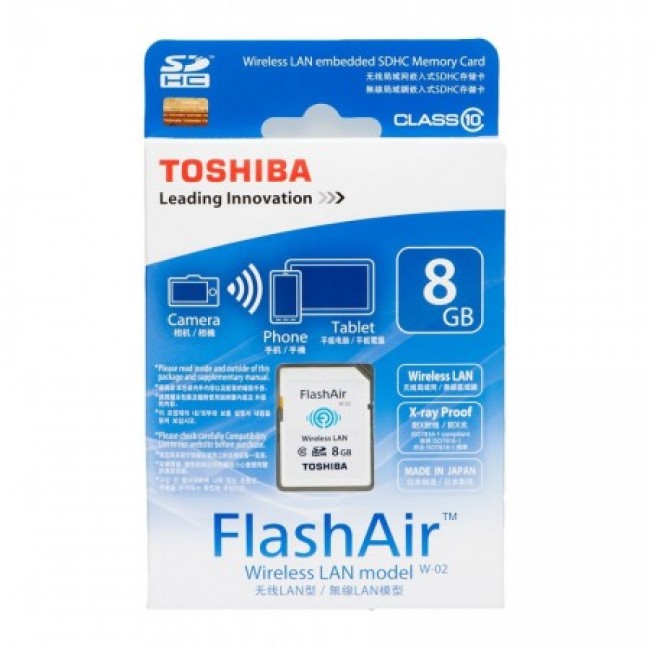 Карта памет Toshiba Flash Air 8GB Wi-Fi