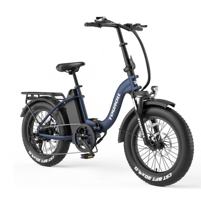 Електрически велосипед Touroll S2 Folding Fat Tire Electric Bike 20"