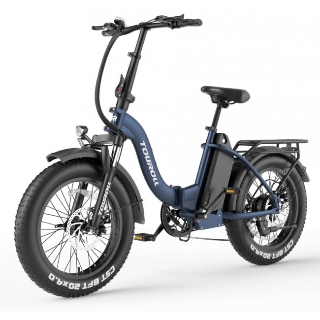Електрически велосипед Touroll S2 Folding Fat Tire Electric Bike 20"