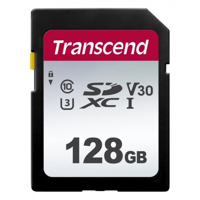Карта памет Transcend 128GB SD Card UHS-I U1 TS128GSDC300S