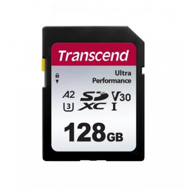 Карта памет Transcend 128GB SD Card UHS-I U3 A2 Ultra Performance TS128GSDC340S