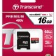 Карта памет Transcend 16GB microSDHC UHS-I Premium 1 adapter - Class 10 TS16GUSDU1