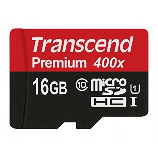 Карта памет Transcend 16GB microSDHC UHS-I Premium 1 adapter - Class 10 TS16GUSDU1