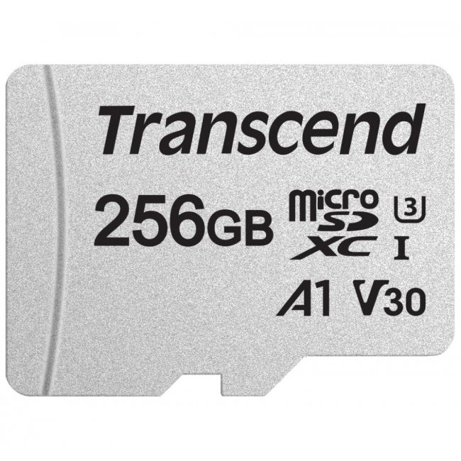 Карта памет Transcend 256GB microSD UHS-I U1 (with adapter) TS256GUSD300S-A