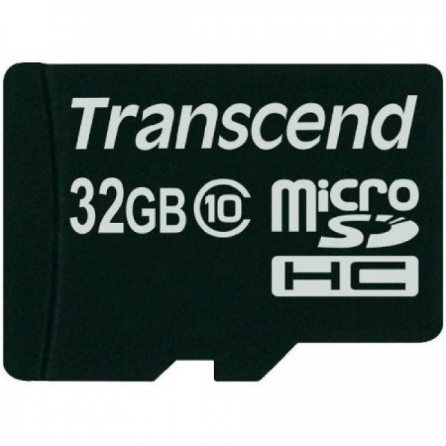 Карта памет Transcend 32GB micro SDHC 1 adapter - Class 10 TS32GUSDHC10
