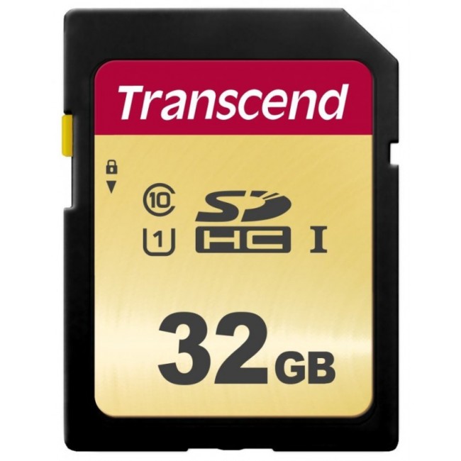 Карта памет Transcend 32GB SD Card UHS-I U1 TS32GSDC500S