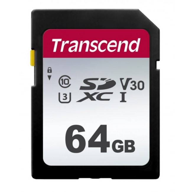 Карта памет Transcend 64GB SD Card UHS-I U1 TS64GSDC300S